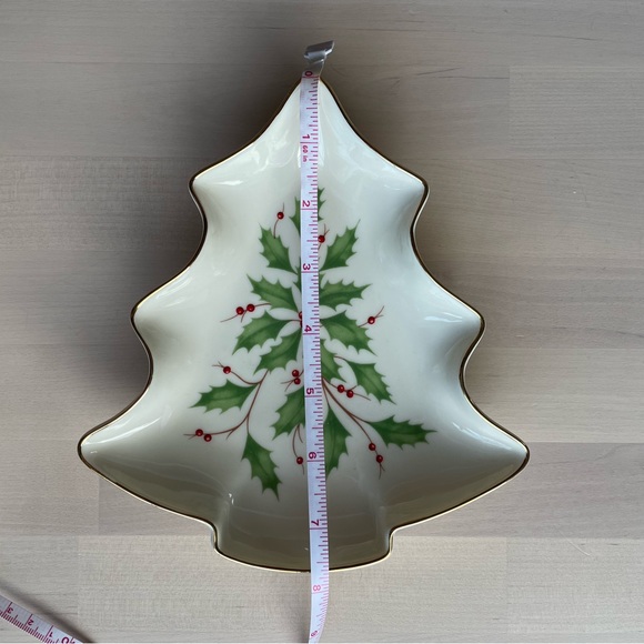 Lenox Holiday Christmas Tree Figural Party Plate - Picture 3 of 5